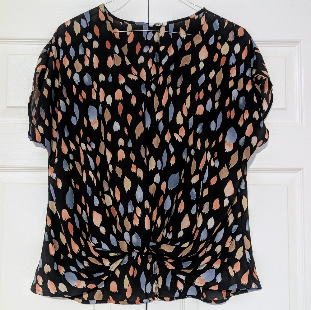 Multi-color Speckle Top